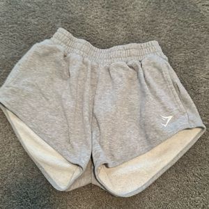 gray gymshark sweatshorts